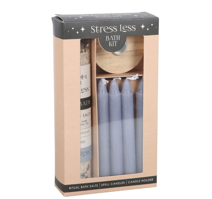 Stress Less Herbal Ritual Bath Kit