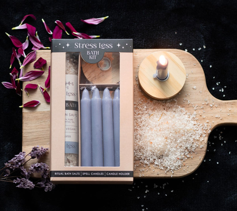 Stress Less Herbal Ritual Bath Kit