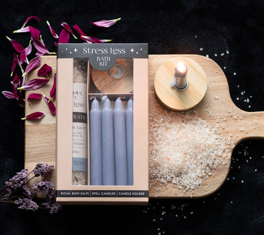 Stress Less Herbal Ritual Bath Kit