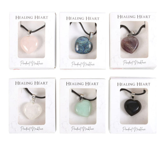 Healing Heart Crystal Necklace