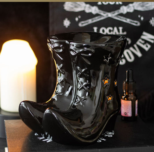 Witch boots oil burner